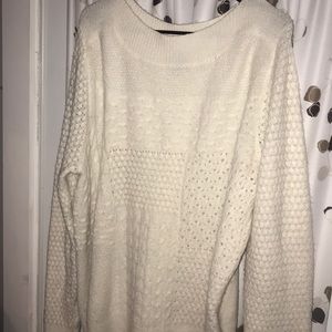 Lane Bryant Offwhite Sweater